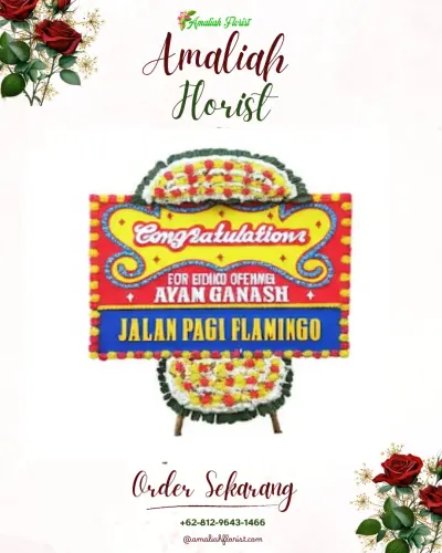 Bunga Papan Congratulation di Sedang